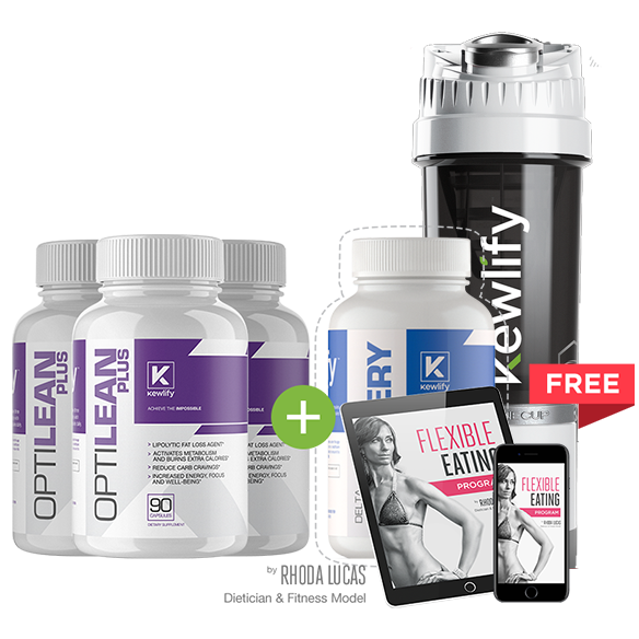 3 x OptiLean Plus (FREE Recovery, Cyclone Shaker and Flexible Eating Plan)